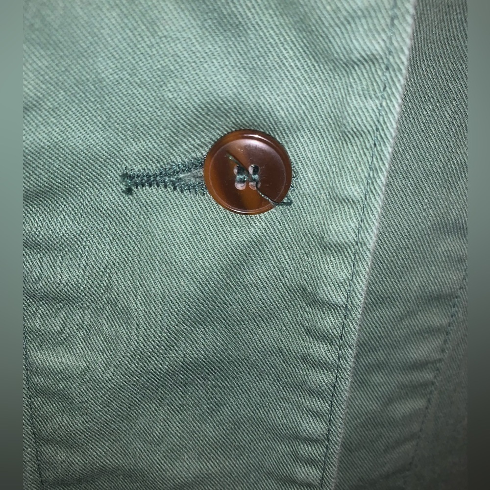Vintage Army Chore Blazer long Coat Women’s Large - Picture 4 of 6